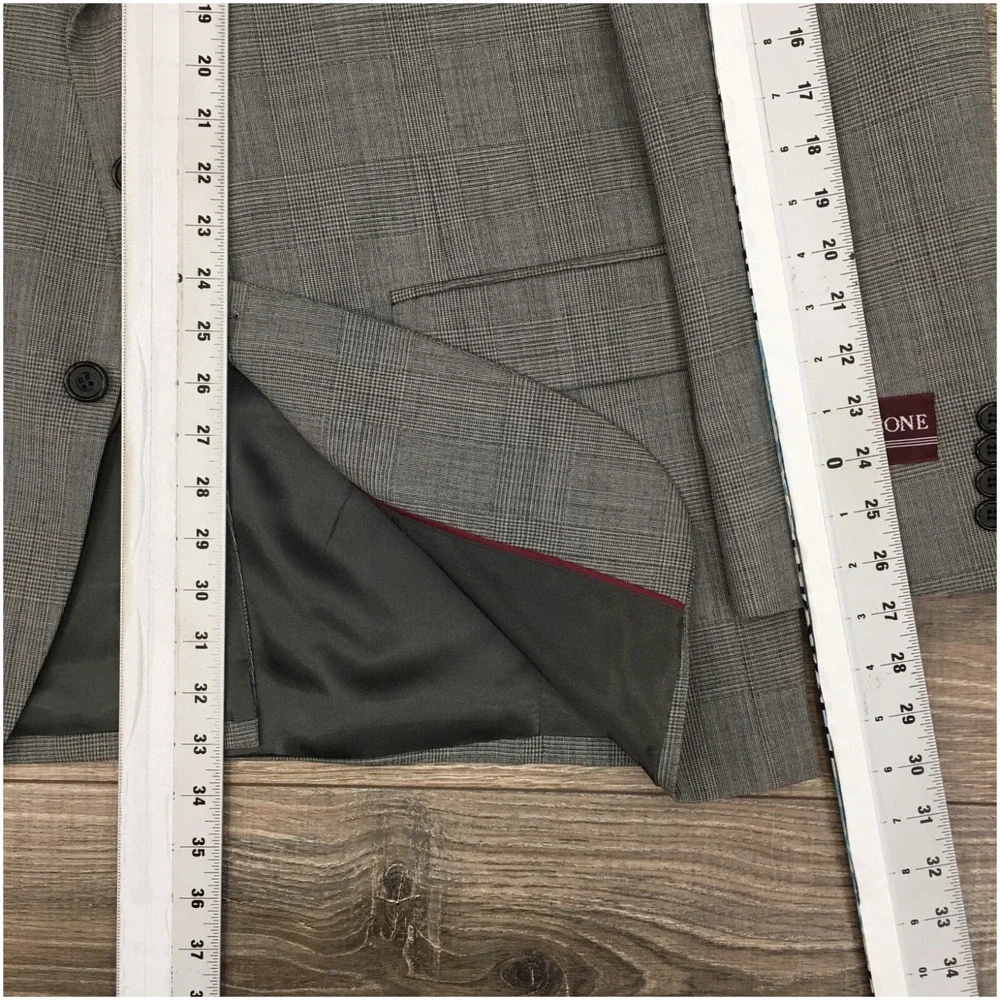 VINTAGE EVAN PICONE Mens Blazer Sport Coat Casual Jacket Size 44L Wool Suit NEW!